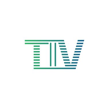 Modern TIV Logo Tasarımı. TIV Minimalist, Profesyonel ve İş Kimliği için Çok Yönlü Markalaştırma Simgesi