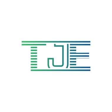 Modern TJE Logo Design. Letter TJE Minimalist, Professional, and Versatile Branding Icon for Business Identity clipart