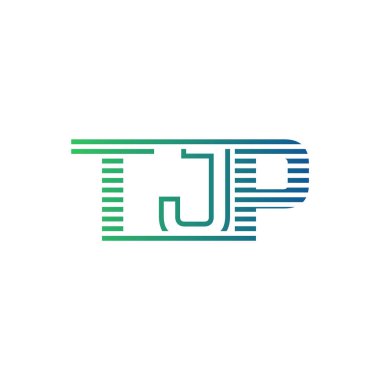 Modern TJP Logo Design. Letter TJP Minimalist, Professional, and Versatile Branding Icon for Business Identity clipart