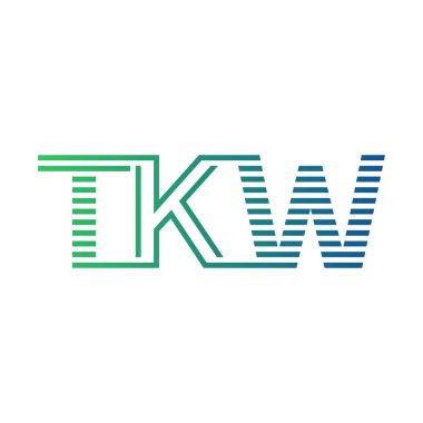 Modern TKW Logo Tasarımı. İş Kimliği için TKW Minimalist, Profesyonel ve Çok Yönlü Markalaştırma Simgesi