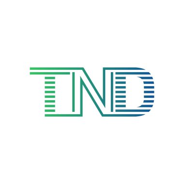 Modern TND Logo Design. Letter TND Minimalist, Professional, and Versatile Branding Icon for Business Identity clipart