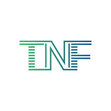 Modern TNF Logo Tasarımı. İş Kimliği için TNF Minimalist, Profesyonel ve Çok Yönlü Markalaştırma Simgesi