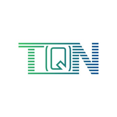Modern TQN Logo Tasarımı. İş Kimliği için TQN Minimalist, Profesyonel ve Çok Yönlü Markalaştırma Simgesi