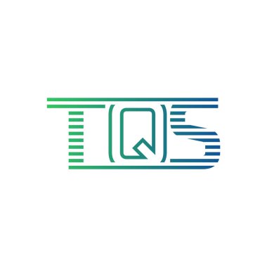 Modern TQS Logo Tasarımı. Harf TQS Minimalist, Profesyonel ve İş Kimliği için Çok Yönlü Markalaştırma Simgesi