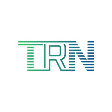 Modern TRN Logo Tasarımı. İş Kimliği için TRN Minimalist, Profesyonel ve Çok Yönlü Markalaştırma Simgesi