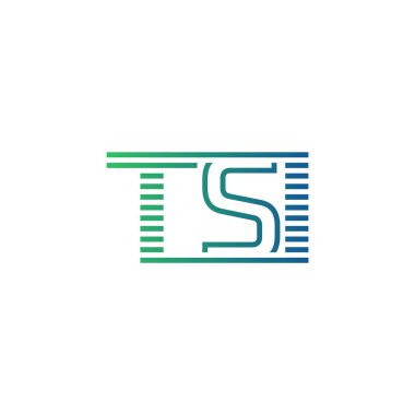 Modern TSI Logo Tasarımı. İş Kimliği için TSI Minimalist, Profesyonel ve Çok Yönlü Markalaştırma Simgesi