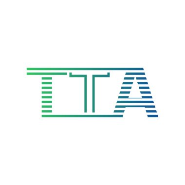 Modern TTA Logo Tasarımı. TTA Minimalist, Profesyonel ve İşletme Kimliği İçin Çok Yönlü Markalaştırma Simgesi