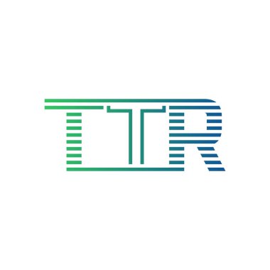 Modern TTR Logo Tasarımı. TTR 'nin Minimalist, Profesyonel ve İşletme Kimliği İçin Çok Yönlü Markalaştırma Simgesi