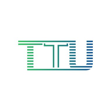 Modern TTU Logo Tasarımı. TTU Minimalist, Profesyonel ve Çok Yönlü İşletme Kimliği Simgesi
