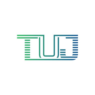 Modern TUJ Logo Tasarımı. TUJ Harfi Minimalist, Profesyonel ve İşletme Kimliği İçin Çok Yönlü Markalaşma Simgesi