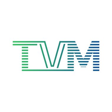 Modern TVM Logo Tasarımı. TVM Minimalist, Profesyonel ve Çok Yönlü İşletme Kimliği Simgesi