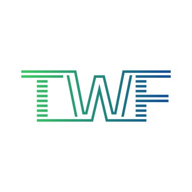 Modern TWF Logo Tasarımı. İş Kimliği için TWF Minimalist, Profesyonel ve Çok Yönlü Markalaştırma Simgesi