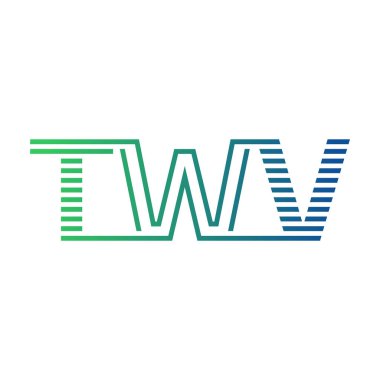 Modern TWV Logo Tasarımı. TWV Minimalist, Profesyonel ve İşletme Kimliği İçin Çok Yönlü Markalaştırma Simgesi