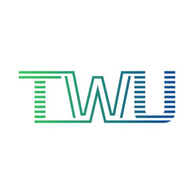 Modern TWU Logo Tasarımı. TWU Minimalist, Profesyonel ve Çok Yönlü İşletme Kimliği Simgesi