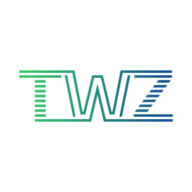 Modern TWZ Logo Tasarımı. TWZ Minimalist, Profesyonel ve İşletme Kimliği İçin Çok Yönlü Markalaştırma Simgesi