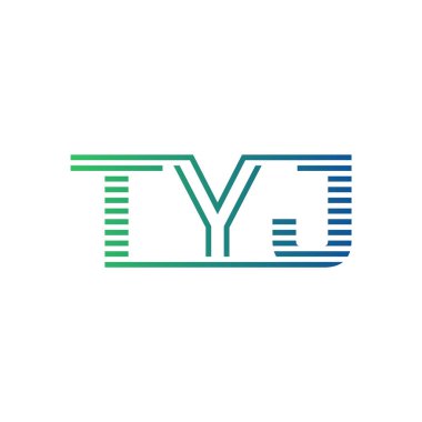 Modern TYJ Logo Design. Letter TYJ Minimalist, Professional, and Versatile Branding Icon for Business Identity clipart