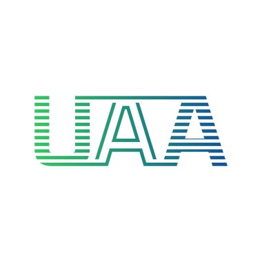 Modern UAA Logo Tasarımı. İş Kimliği için UAA Minimalist, Profesyonel ve Çok Yönlü Markalaştırma Simgesi