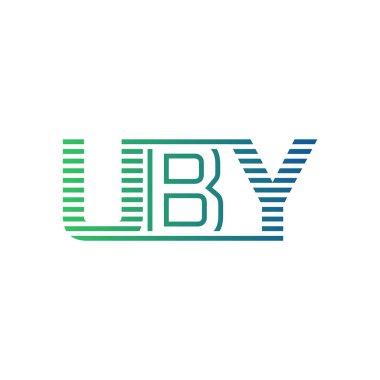 Modern UBY Logo Tasarımı. İş Kimliği için UBY Minimalist, Profesyonel ve Çok Yönlü Markalaştırma Simgesi