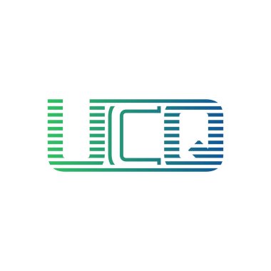 Modern UCQ Logo Tasarımı. İş Kimliği için UCQ Minimalist, Profesyonel ve Çok Yönlü Markalaştırma Simgesi