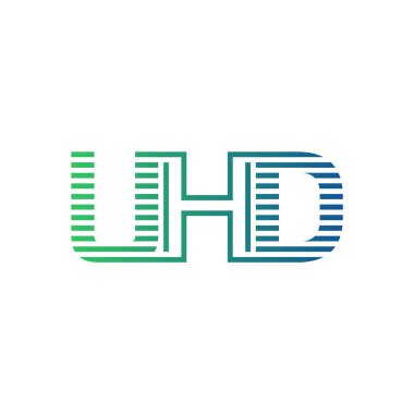 Modern UHD Logo Tasarımı. İş Kimliği için UHD Minimalist, Profesyonel ve Çok Yönlü Markalaştırma Simgesi
