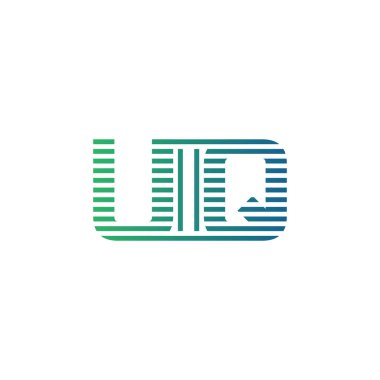 Modern UIQ Logo Tasarımı. İş Kimliği için UIQ Minimalist, Profesyonel ve Çok Yönlü Markalaştırma Simgesi