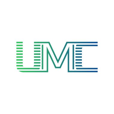 Modern UMC Logo Tasarımı. İş Kimliği için UMC Minimalist, Profesyonel ve Çok Yönlü Markalaştırma Simgesi