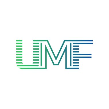 Modern UMF Logo Tasarımı. İş Kimliği için UMF Minimalist, Profesyonel ve Çok Yönlü Markalaştırma Simgesi