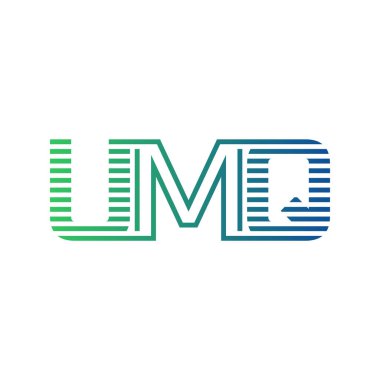 Modern UMQ Logo Tasarımı. İş Kimliği için UMQ Minimalist, Profesyonel ve Çok Yönlü Markalaştırma Simgesi