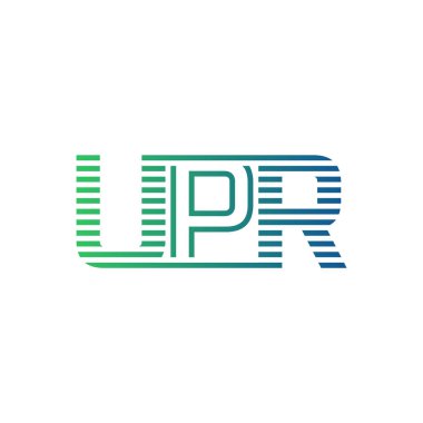 Modern UPR Logo Tasarımı. İş Kimliği için UPR Minimalist, Profesyonel ve Çok Yönlü Markalaştırma Simgesi