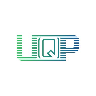 Modern UQP Logo Tasarımı. İş Kimliği için UQP Minimalist, Profesyonel ve Çok Yönlü Markalaştırma Simgesi