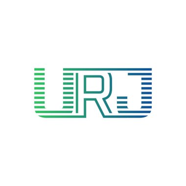 Modern URJ Logo Tasarımı. İş Kimliği için Adres Minimalist, Profesyonel ve Çok Yönlü Markalaştırma Simgesi
