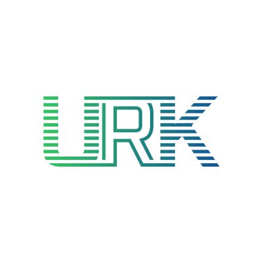 Modern URK Logo Tasarımı. İş Kimliği için Adres Minimalist, Profesyonel ve Çok Yönlü Markalaştırma Simgesi