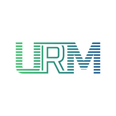 Modern URM Logo Tasarımı. Harf Adresi Minimalist, Profesyonel ve İş Kimliği için Çok Yönlü Markalaştırma Simgesi