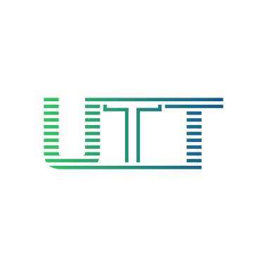 Modern UTT Logo Tasarımı. İş Kimliği için UTT Minimalist, Profesyonel ve Çok Yönlü Markalaştırma Simgesi