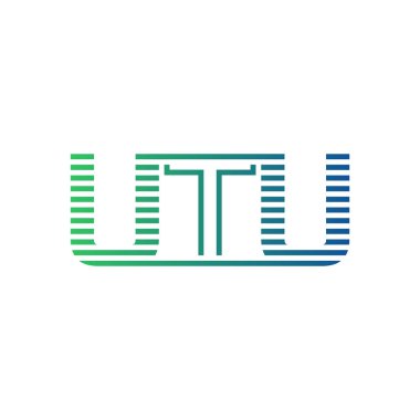 Modern UTU Logo Design. Letter UTU Minimalist, Professional, and Versatile Branding Icon for Business Identity clipart