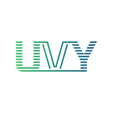 Modern UVY Logo Tasarımı. İş Kimliği için UVY Minimalist, Profesyonel ve Çok Yönlü Markalaştırma Simgesi