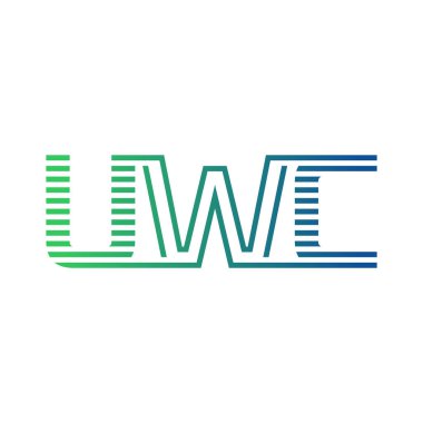 Modern UWC Logo Tasarımı. Harf UWC İşletme Kimliği Minimalist, Profesyonel ve Çok Yönlü Marka Simgesi