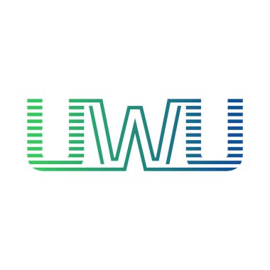 Modern UWU Logo Tasarımı. İş Kimliği için UWU Minimalist, Profesyonel ve Çok Yönlü Markalaştırma Simgesi