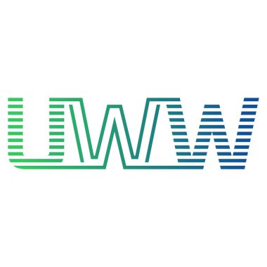 Modern UWW Logo Tasarımı. İş Kimliği için UWW Minimalist, Profesyonel ve Çok Yönlü Markalaştırma Simgesi
