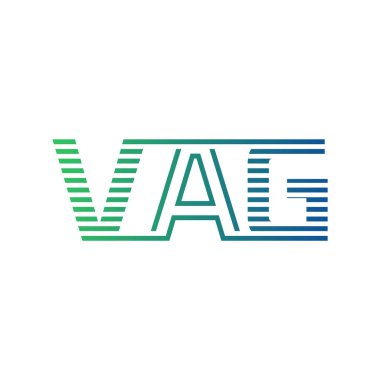 Modern VAG Logo Tasarımı. Harf VAG İş Kimliği Minimalist, Profesyonel ve Çok Yönlü Markalaştırma Simgesi