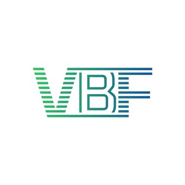 Modern VBF Logo Tasarımı. İş Kimliği için VBF Minimalist, Profesyonel ve Çok Yönlü Markalaştırma Simgesi