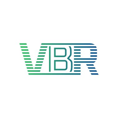 Modern VBR Logo Tasarımı. Harf VBR İş Kimliği Minimalist, Profesyonel ve Çok Yönlü Markalaştırma Simgesi