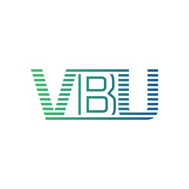 Modern VBU Logo Tasarımı. Harf VBU İş Kimliği Minimalist, Profesyonel ve Çok Yönlü Markalaştırma Simgesi
