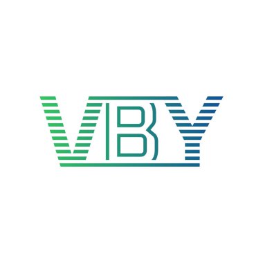 Modern VBY Logo Tasarımı. İş Kimliği için VBY Minimalist, Profesyonel ve Çok Yönlü Markalaştırma Simgesi