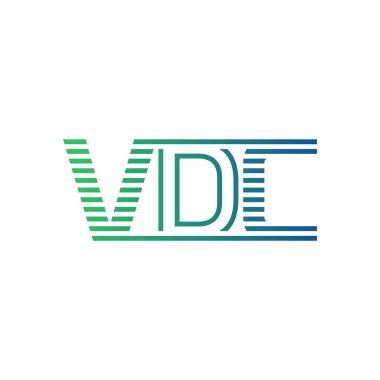 Modern VDC Logo Tasarımı. İş Kimliği için VDC Minimalist, Profesyonel ve Çok Yönlü Markalaştırma Simgesi
