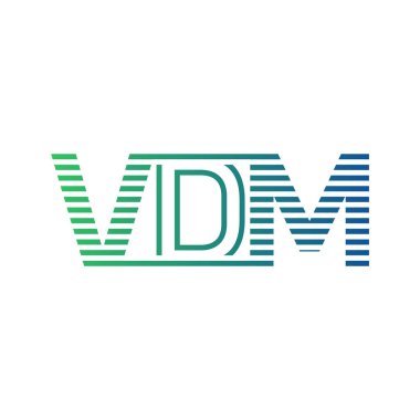 Modern VDM Logo Tasarımı. İş Kimliği için VDM Minimalist, Profesyonel ve Çok Yönlü Markalaştırma Simgesi