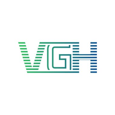 Modern VGH Logo Tasarımı. İş Kimliği için VGH Minimalist, Profesyonel ve Çok Yönlü Markalaştırma Simgesi