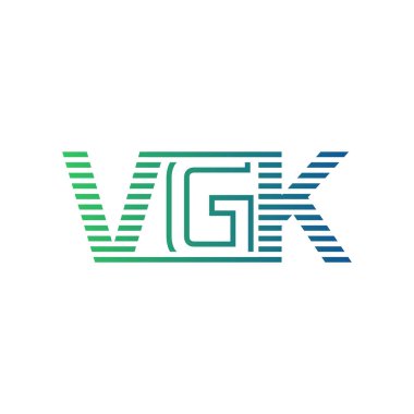 Modern VGK Logo Tasarımı. İş Kimliği için VGK Minimalist, Profesyonel ve Çok Yönlü Markalaştırma Simgesi
