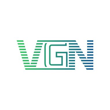 Modern VGN Logo Tasarımı. İş Kimliği için VGN Minimalist, Profesyonel ve Çok Yönlü Markalaştırma Simgesi