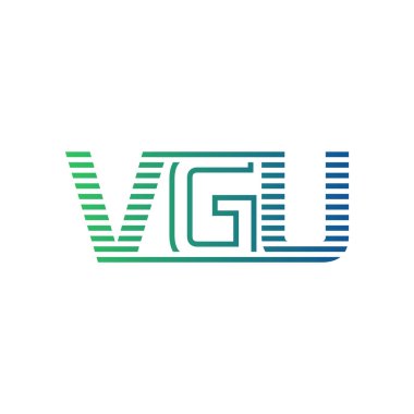 Modern VGU Logo Tasarımı. VGU Minimalist, Profesyonel ve Çok Yönlü İşletme Kimliği Simgesi